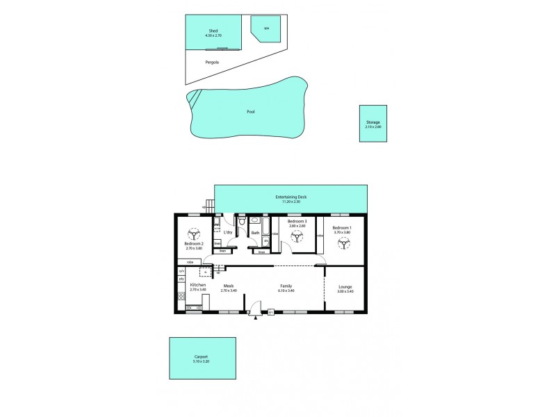 170 Wheatsheaf Road, Morphett Vale SA 5162 Floorplan