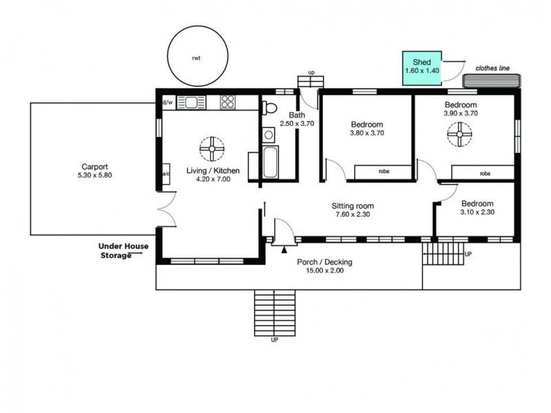 22 Bathurst Avenue, Moana SA 5169 Floorplan