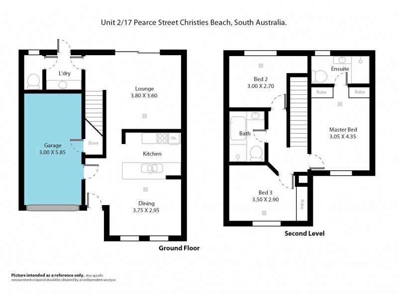 2/17 Pearce Street, Christies Beach SA 5165 Floorplan