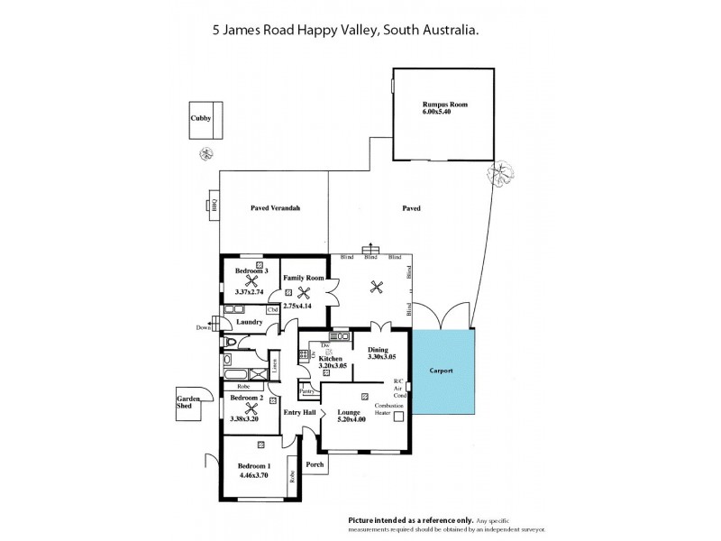 5 James Road, Happy Valley SA 5159 Floorplan