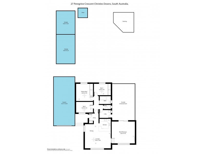 27 Peregrine Crescent, Christie Downs SA 5164 Floorplan