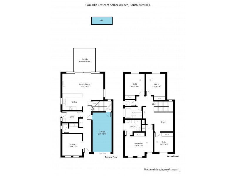 5 Arcadia Crescent, Sellicks Beach SA 5174 Floorplan