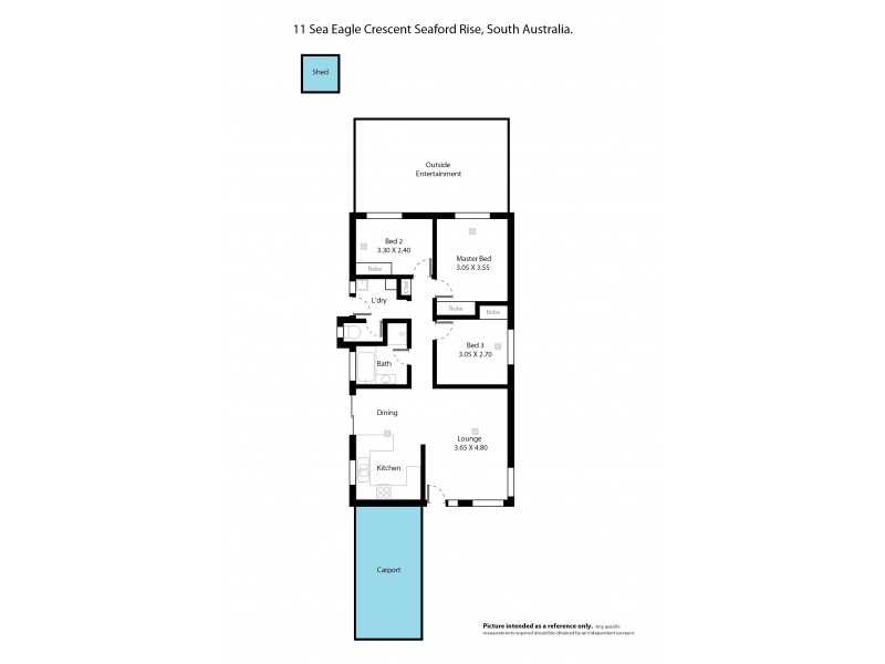 11 Sea Eagle Crescent, Seaford Rise SA 5169 Floorplan