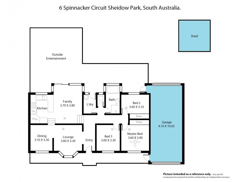 6 Spinnaker Circuit, Sheidow Park SA 5158 Floorplan