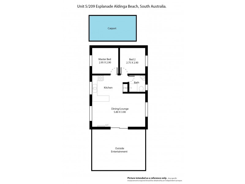 5-209 Esplanade, Aldinga Beach SA 5173 Floorplan