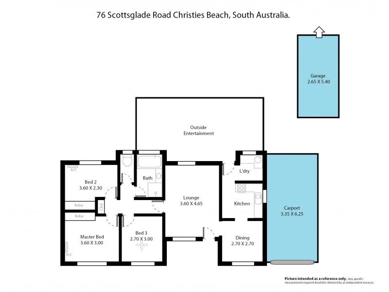 76 Scottsglade Road, Christie Downs SA 5164 Floorplan