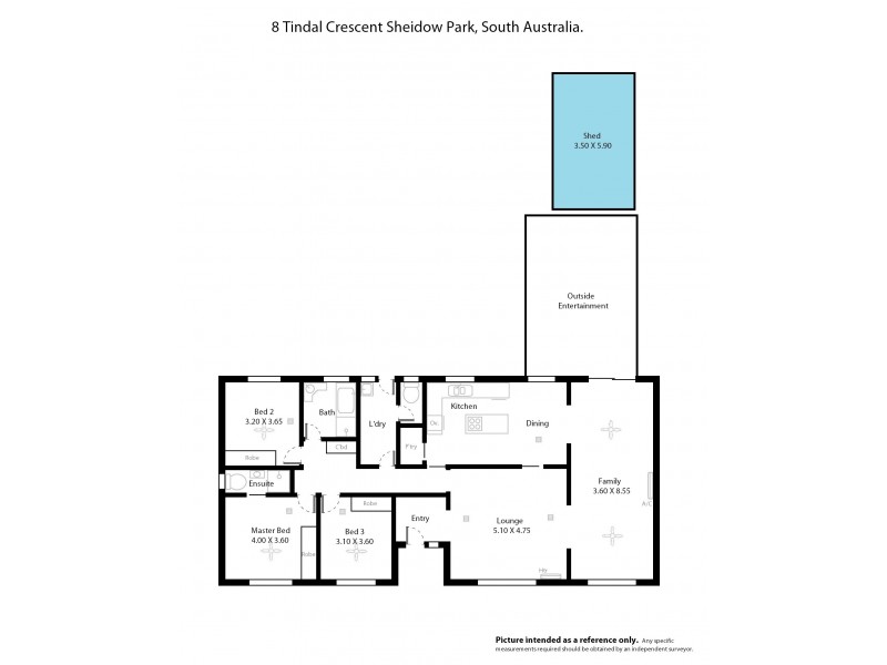 8 Tindall Crescent, Sheidow Park SA 5158 Floorplan