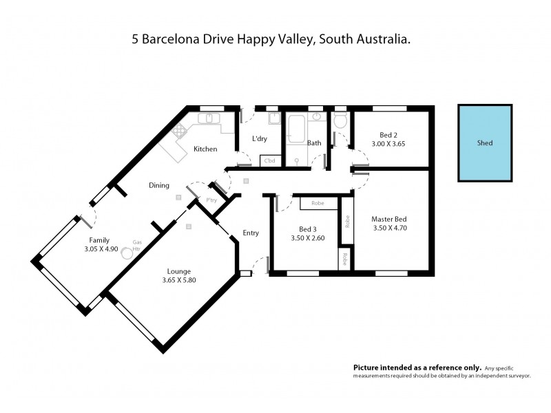 5 Barcelona Drive, Happy Valley SA 5159 Floorplan