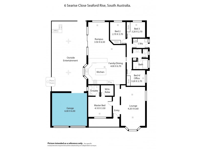 6 Searise Close, Seaford Rise SA 5169 Floorplan