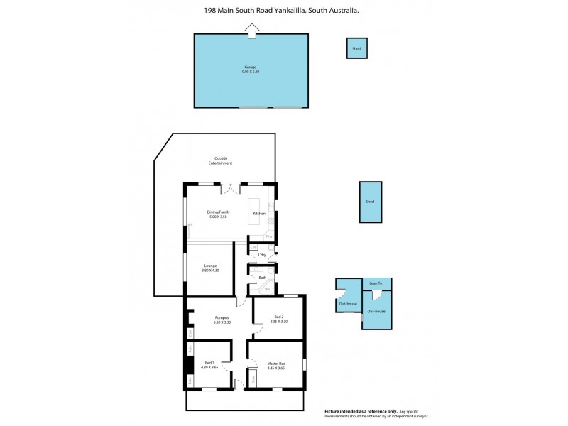 198 Main South Road, Yankalilla SA 5203 Floorplan