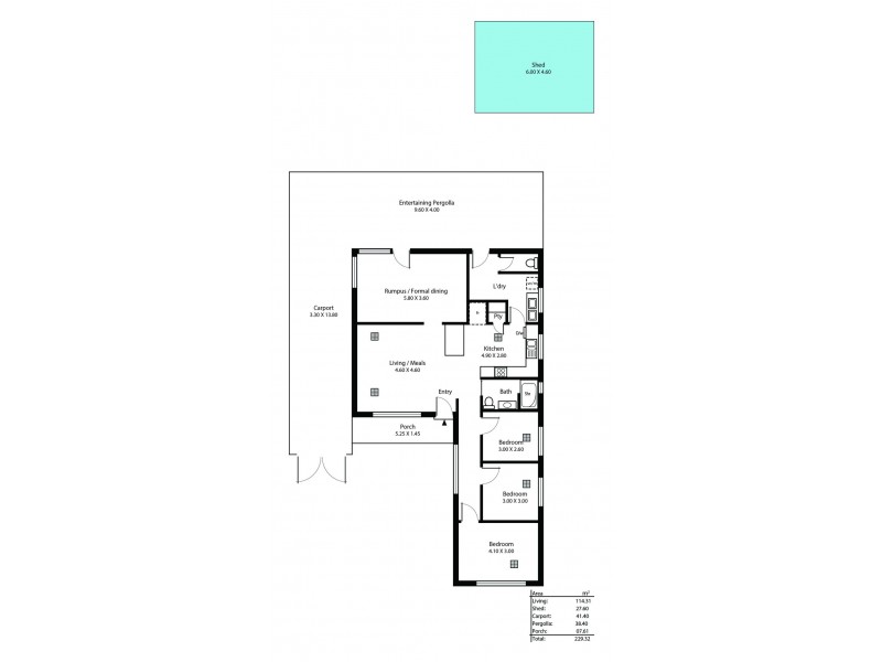 18 Fitzroy Avenue, Camden Park SA 5038 Floorplan