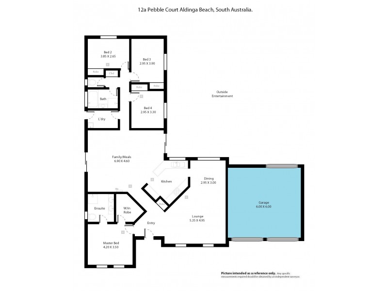 12a Pebble Court, Aldinga Beach SA 5173 Floorplan
