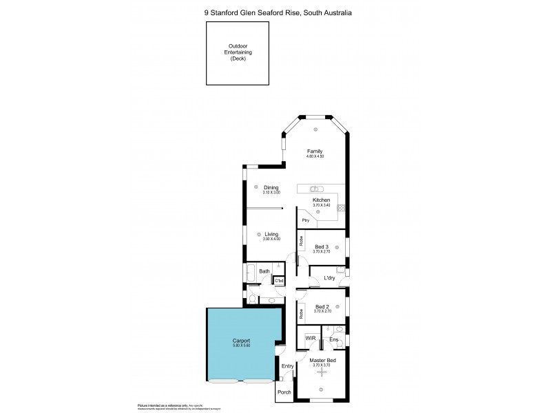 9 Stanford Glen, Seaford Rise SA 5169 Floorplan