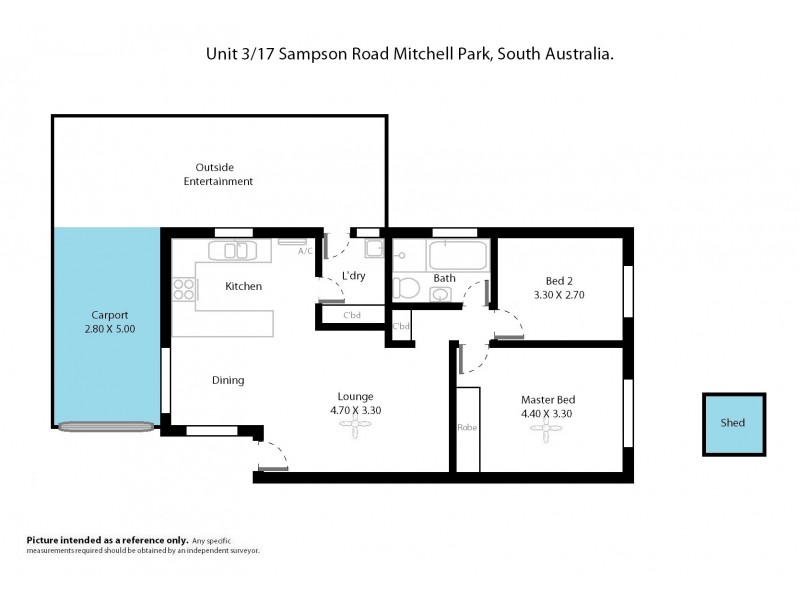 3/17 Sampson Road, Mitchell Park SA 5043 Floorplan