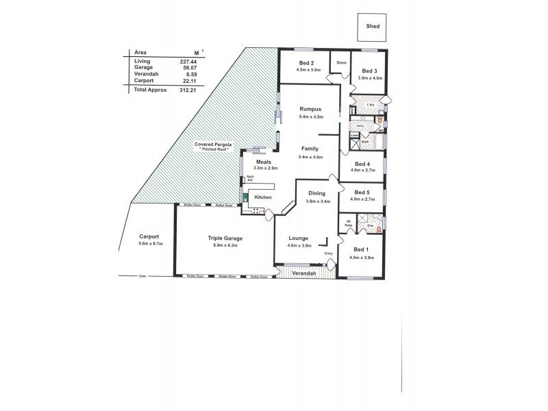 3 River Glen Place, Flagstaff Hill SA 5159 Floorplan