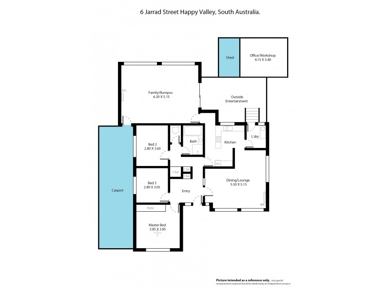 6 Jarrad Road, Happy Valley SA 5159 Floorplan