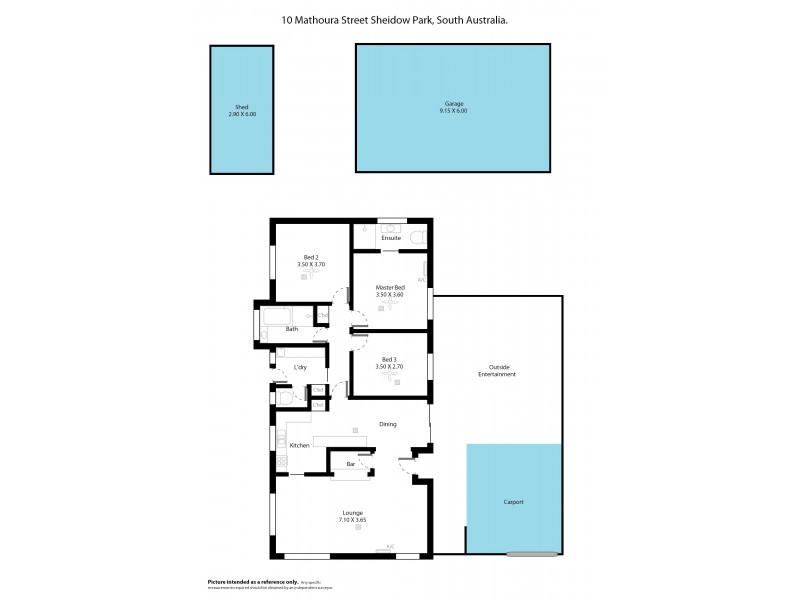 10 Mathoura Street, Sheidow Park SA 5158 Floorplan