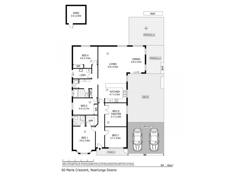 60 Marla Crescent, Noarlunga Downs SA 5168 Floorplan