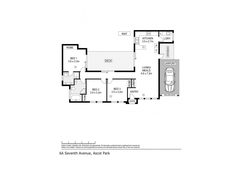 6a Seventh Avenue, Ascot Park SA 5043 Floorplan
