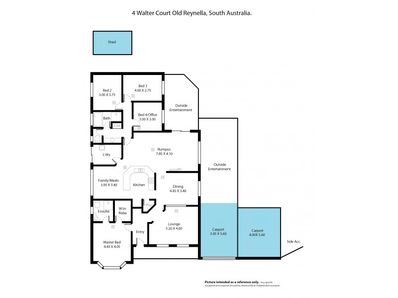 4 Walter Court, Old Reynella SA 5161 Floorplan