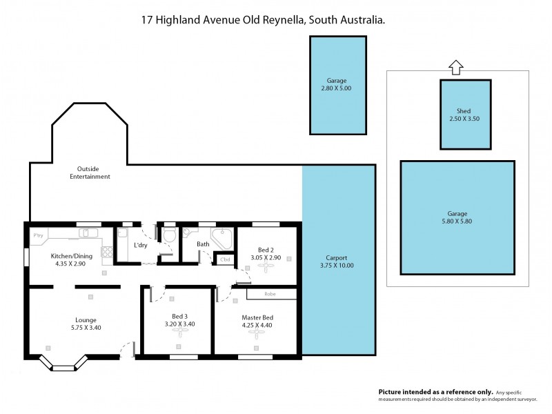 17 Highland Avenue, Old Reynella SA 5161 Floorplan