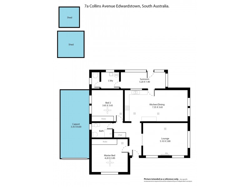 7a Collins Avenue, Edwardstown SA 5039 Floorplan
