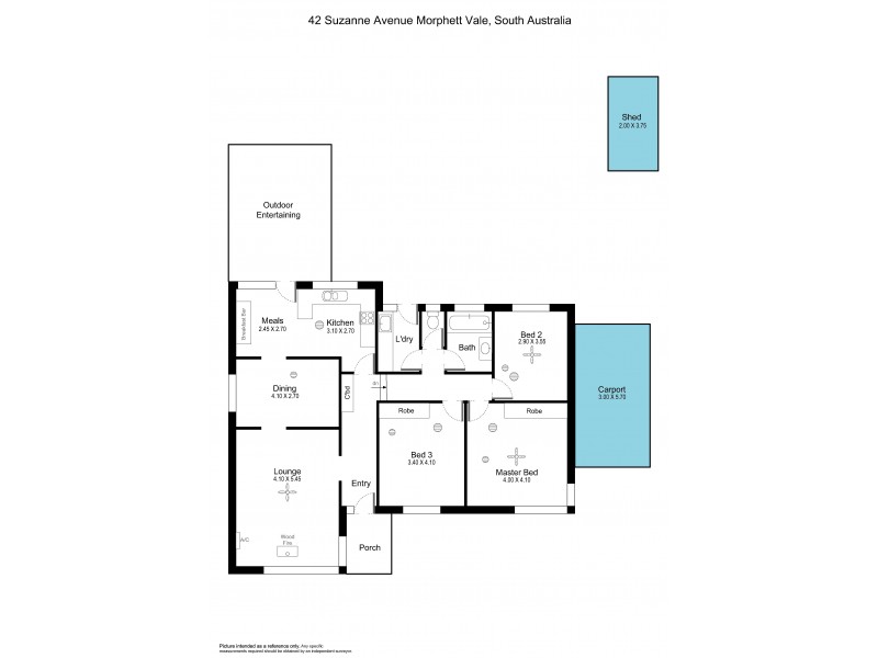 42 Suzanne Avenue, Morphett Vale SA 5162 Floorplan