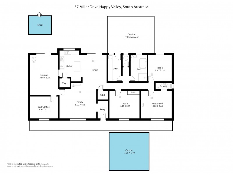 37 Miller Drive, Happy Valley SA 5159 Floorplan