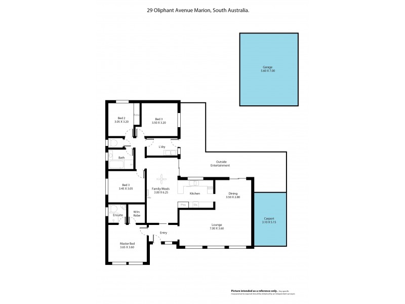 29 Oliphant Avenue, Marion SA 5043 Floorplan