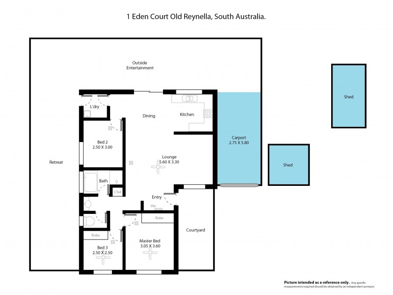 1 Eden Court, Old Reynella SA 5161 Floorplan
