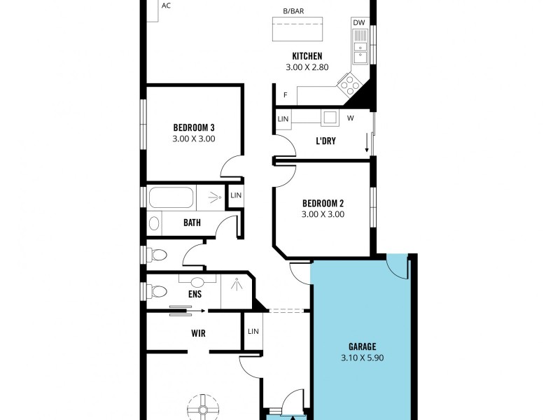 65 Brooklyn Drive, Hallett Cove SA 5158 Floorplan