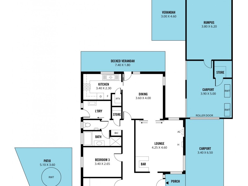 9 Allinga Road, Morphett Vale SA 5162 Floorplan