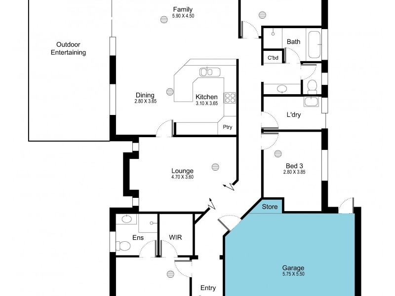 23 Casuarina Avenue, Aldinga Beach SA 5173 Floorplan