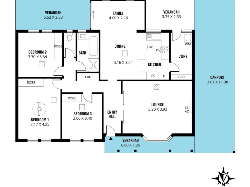 140 Reynell Road, Woodcroft SA 5162 Floorplan