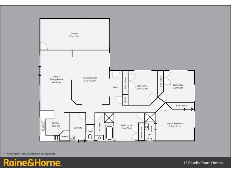 13 Rosella Court, Ormeau QLD 4208 Floorplan