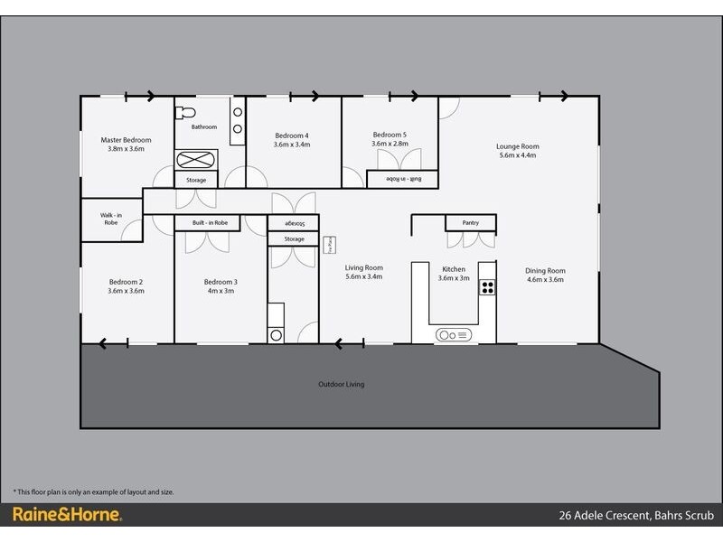 26 Adele Cres, Bahrs Scrub QLD 4207 Floorplan