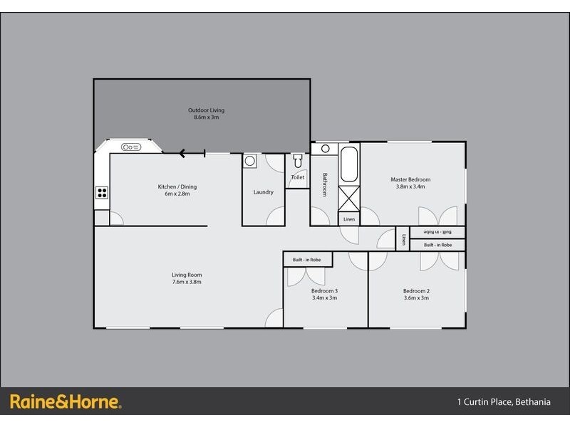 1 Curtin Street, Bethania QLD 4205 Floorplan