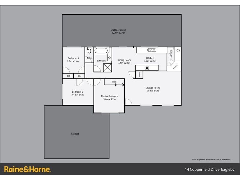 14 Copperfield Drive, Eagleby QLD 4207 Floorplan