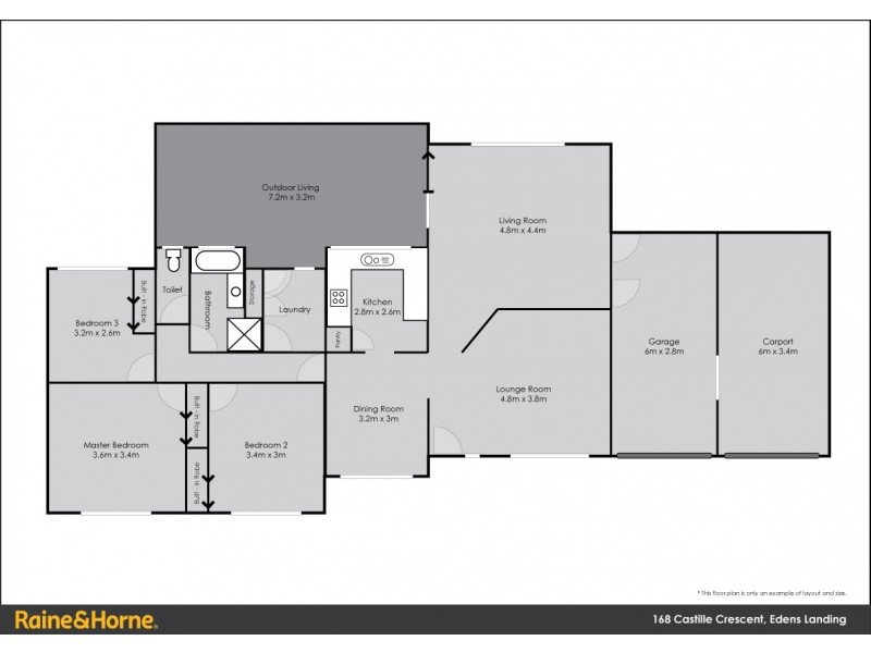 168 Castile Cres, Edens Landing QLD 4207 Floorplan