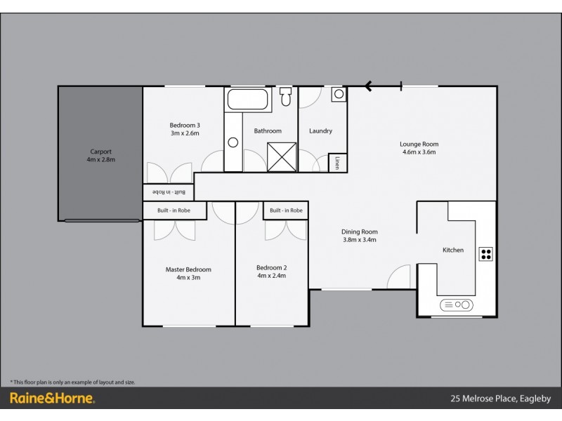 25 Melrose Place, Eagleby QLD 4207 Floorplan