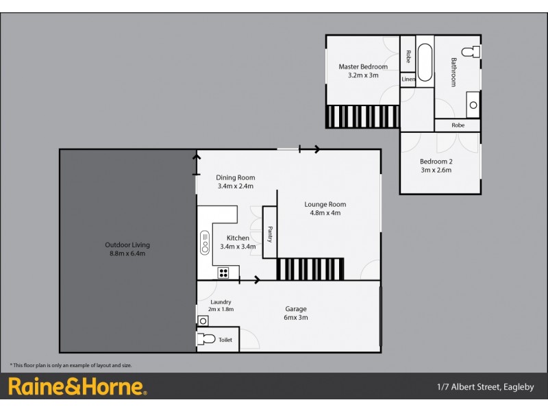 1/7 ALBERT STREET, Eagleby QLD 4207 Floorplan