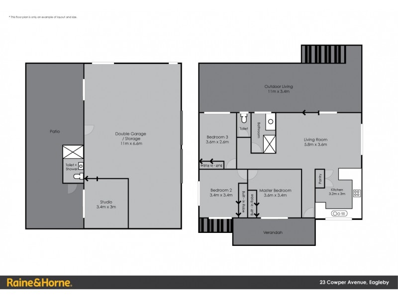 23 Cowper Ave, Eagleby QLD 4207 Floorplan