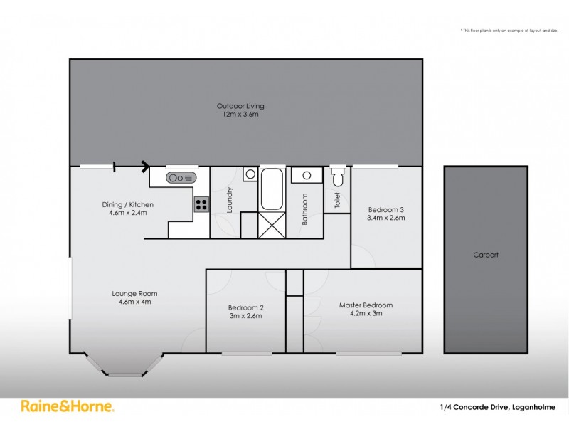 1/4 Concorde Drive, Loganholme QLD 4129 Floorplan