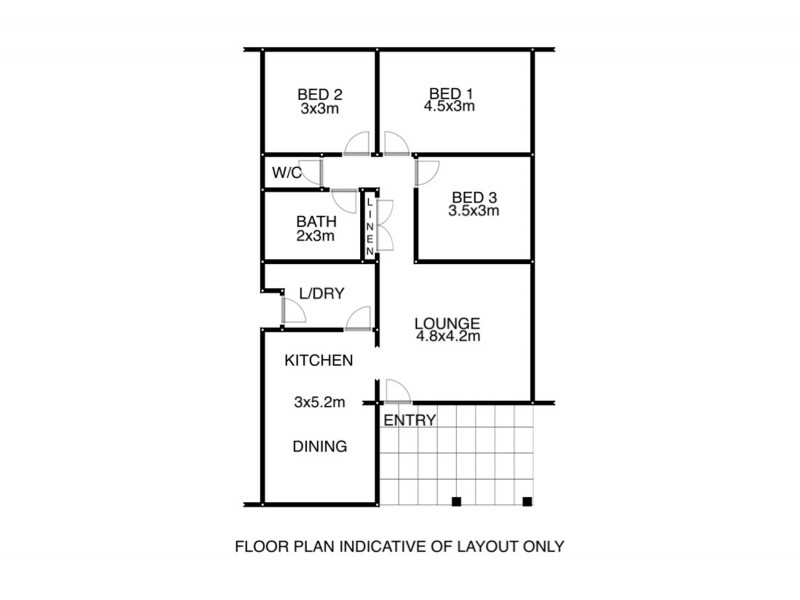 11 HUGHES STREET, Eagleby QLD 4207 Floorplan