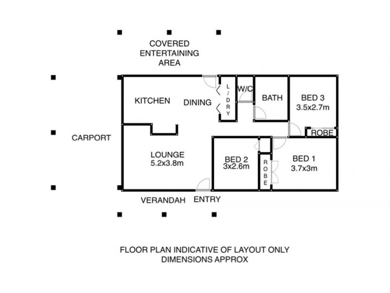 16 CLARENDON STREET, Loganholme QLD 4129 Floorplan