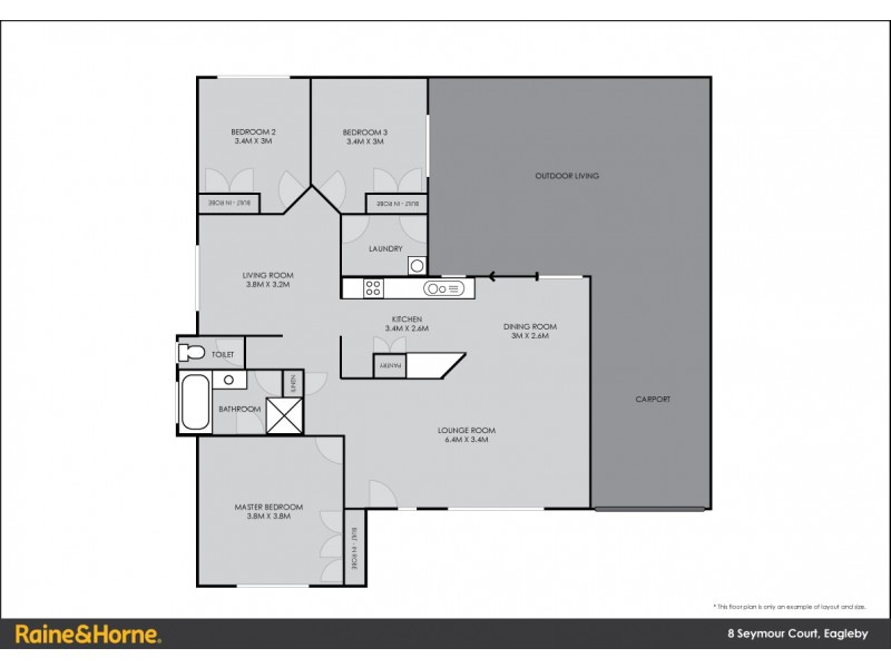 8 Seymour Court, Eagleby QLD 4207 Floorplan
