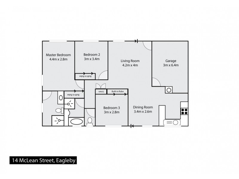 14 McLean Street, Eagleby QLD 4207 Floorplan