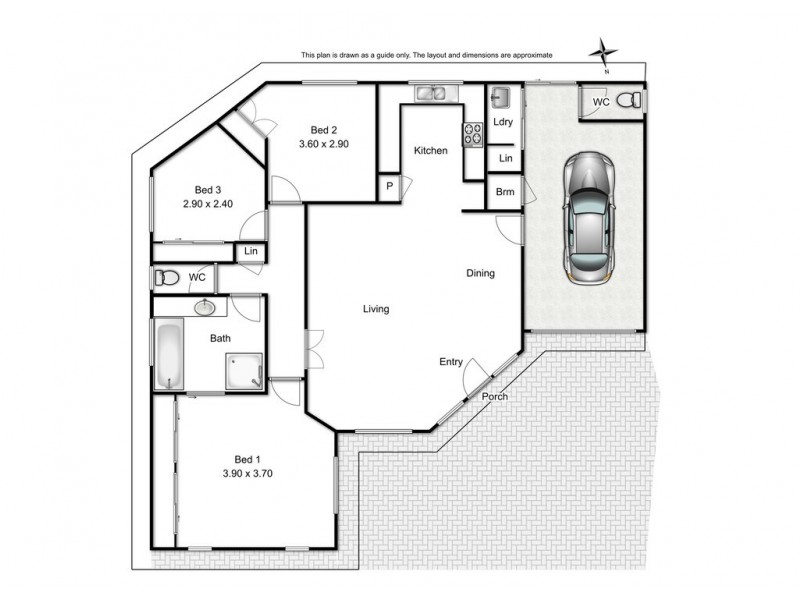2/98 Rowbotham Street, Rangeville QLD 4350 Floorplan