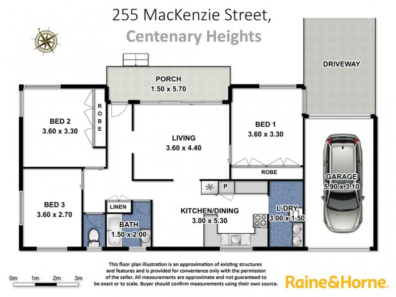 255 Mackenzie Street, Centenary Heights QLD 4350 Floorplan