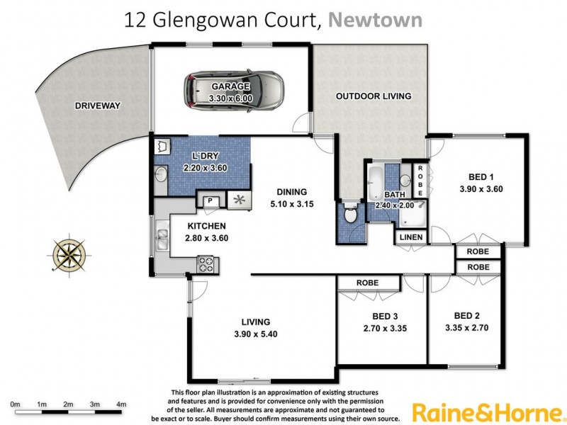 12 Glengowan Court, Newtown QLD 4350 Floorplan